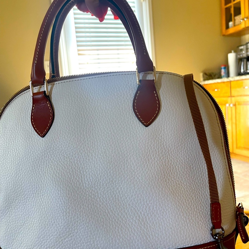 Dooney & Bourke Pebbled leather Zip Zip Satchel. Gently used. - Picture 2 of 10